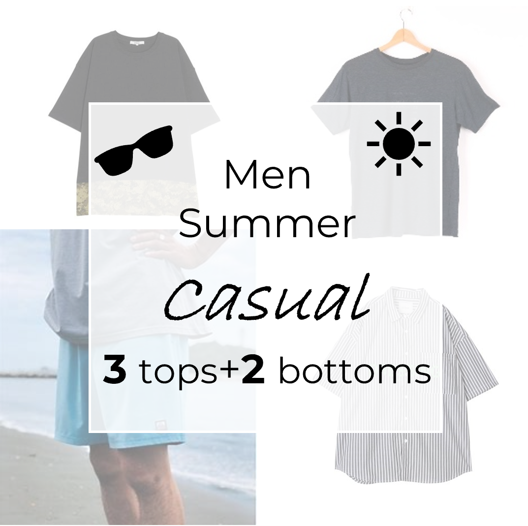 Hombres × verano × casual × básico