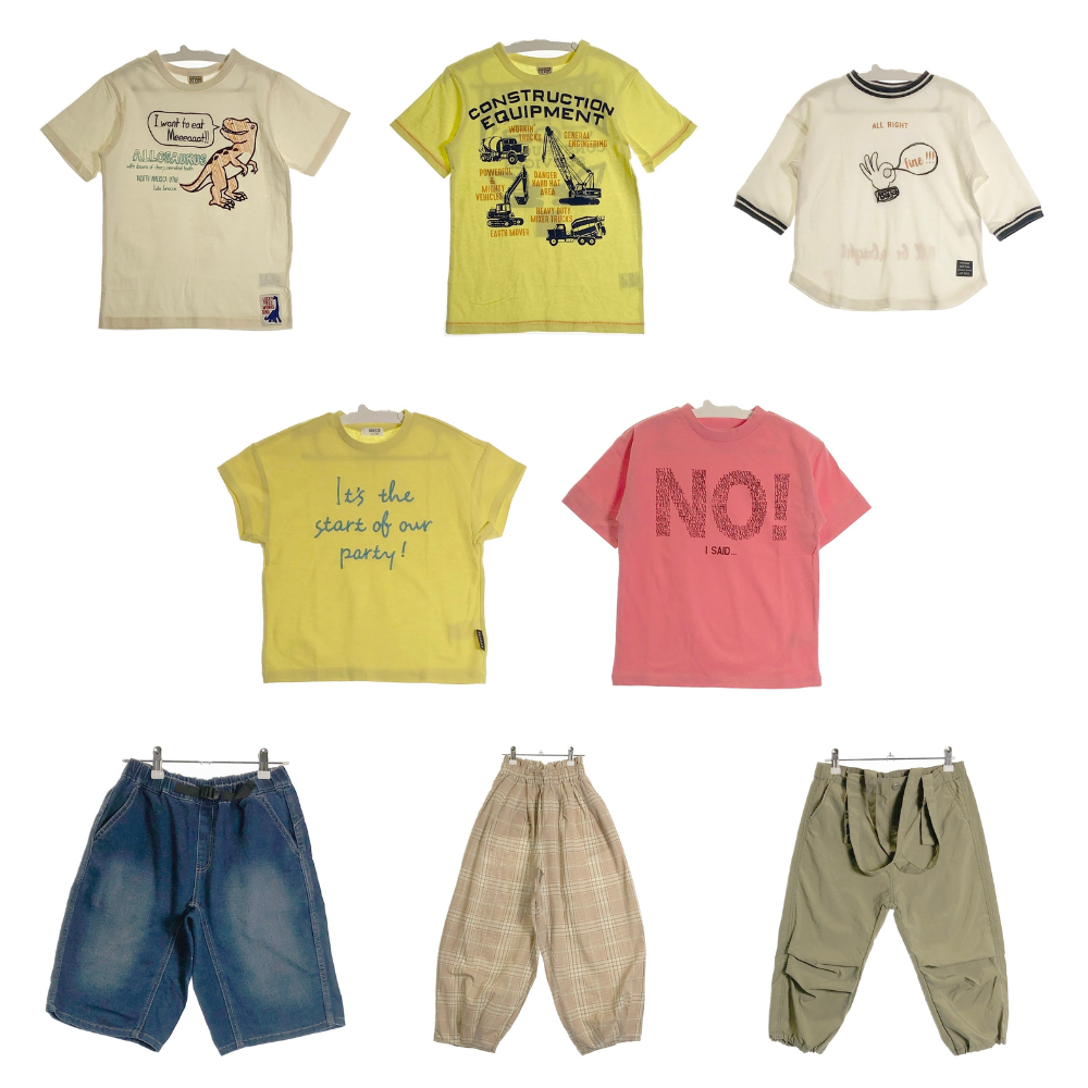 Kids Size 120 Clothing Sets - Summer