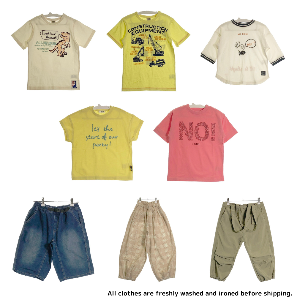 Kids Size 120 Clothing Sets - Summer