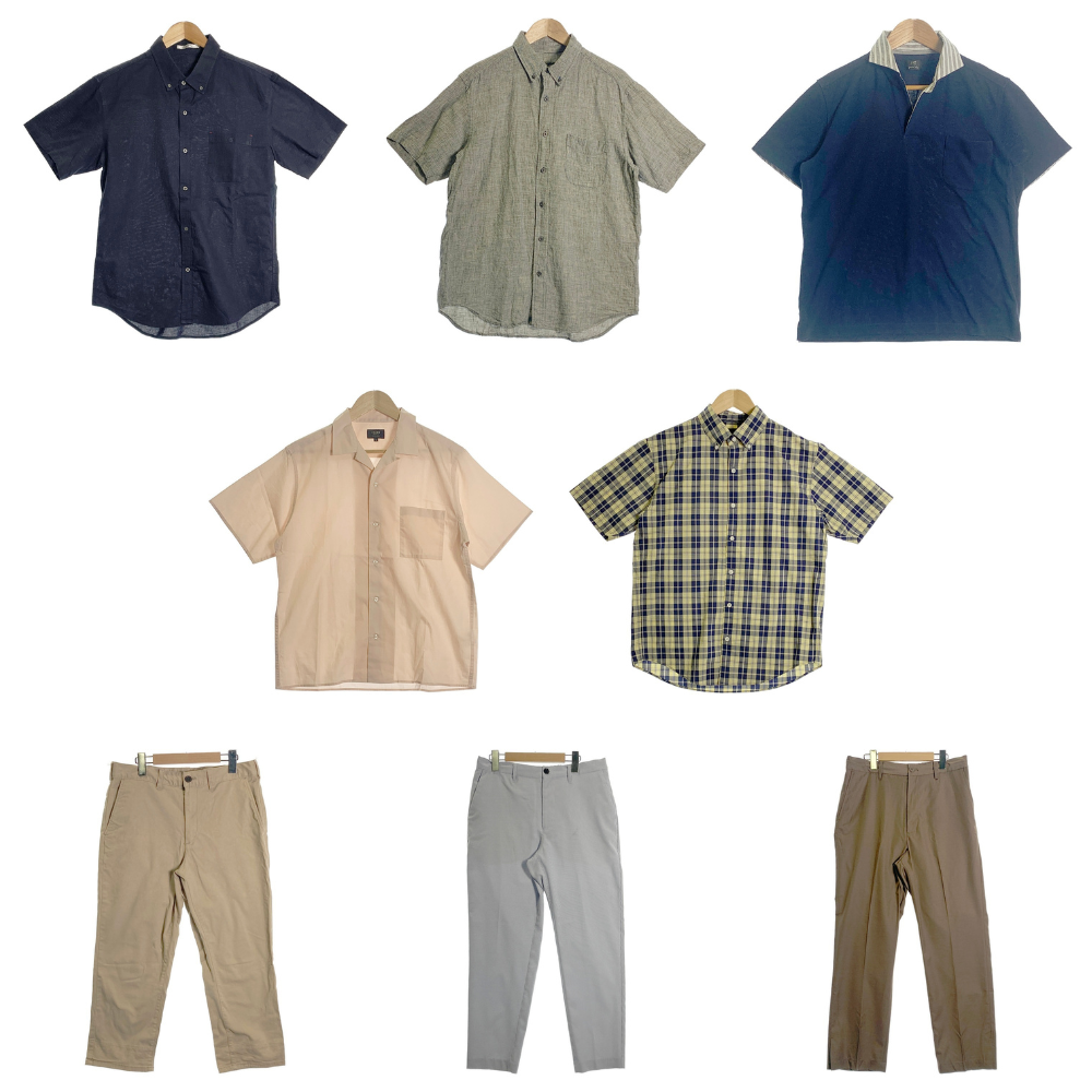 Mens S Size Clothing Sets - Summer